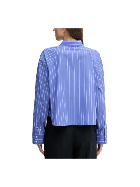 Calvin Klein Jeans koszula fioletowy relaxed z kołnierzykiem klasycznym czarna