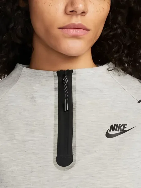 Hanorac Nike cu broderie din fleece alergare negru