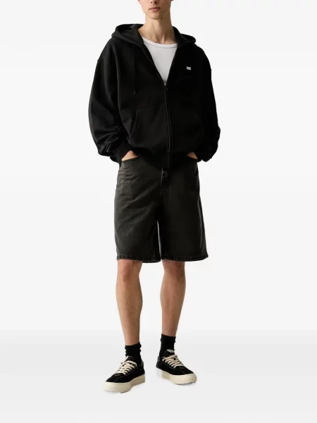 Hanorac cu glugă Vans cu imagine negru