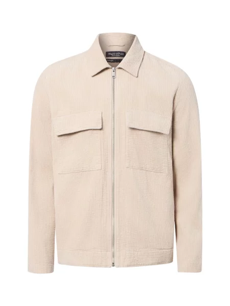 Marc O'Polo koszula typu overshirt Mężczyźni Regular Fit Sztruks M beżowy