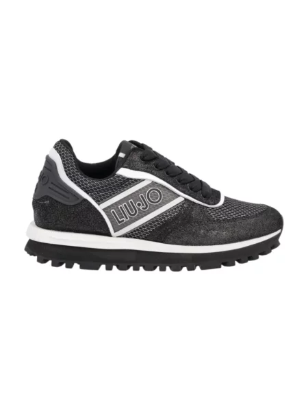 Sneakersy Liu Jo zamszowe czarne