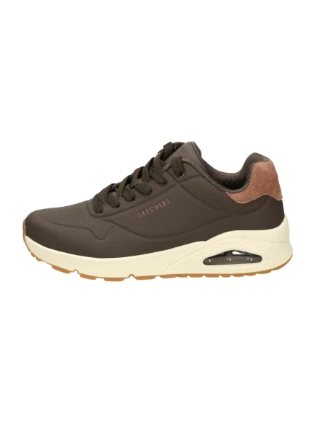 Sneakersy Skechers brązowe