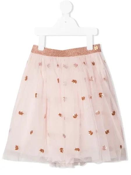 Spódnica dziecięca Lanvin Enfant różowa