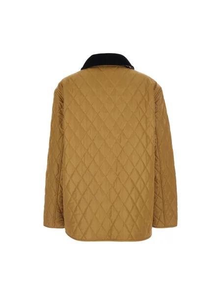Kurtka Burberry pikowana brązowa