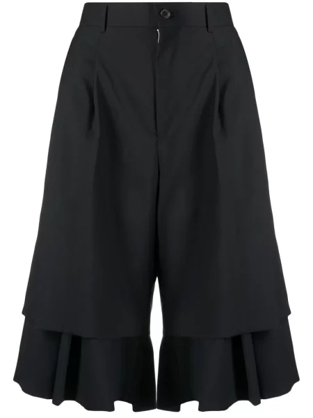 Pantaloni culottes Noir Kei Ninomiya negru