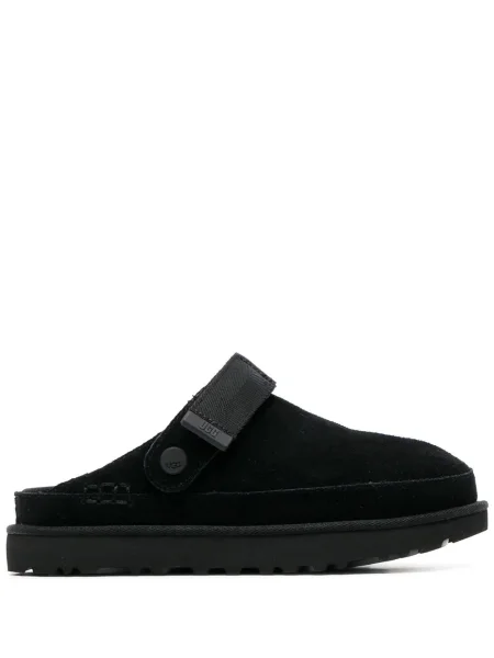 Papuci de casă Ugg din piele de căprioară negru