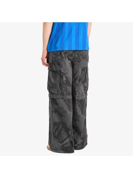 Spodnie cargo Adidas szare