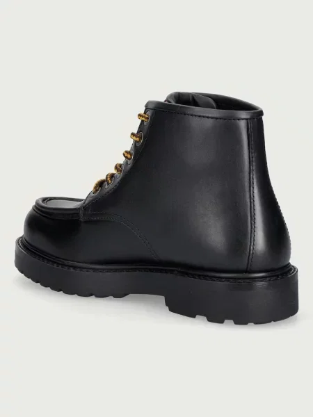 Tommy Jeans buty skórzane ARCHIVE AMERICAN LTH BOOT czarne