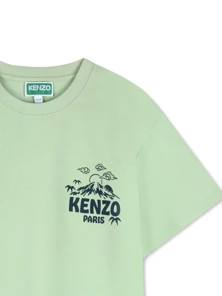 Dětské tričko Kenzo zelené