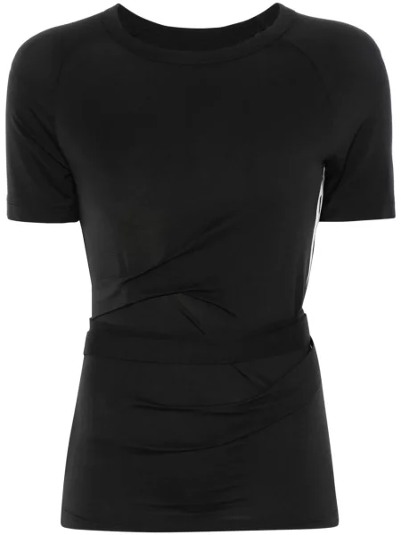 Tricou Y-3 cu dungi negru