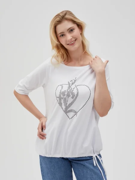 Tricou Marisse alb