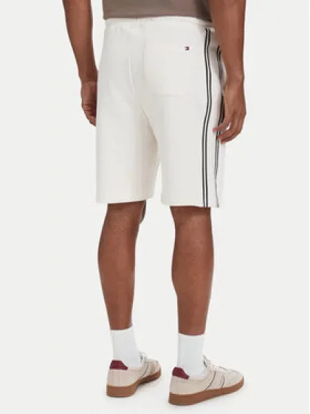 Tommy Hilfiger Sportiniai šortai Crest Embroidery Šviesiai smėlinė