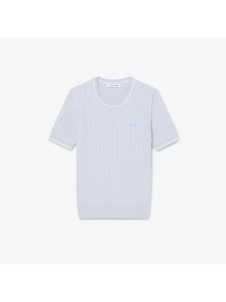 Lacoste светр Regular Fit блакитний