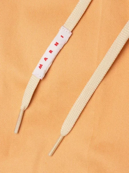 Stahovací šňůrka kalhoty Marni oranžové