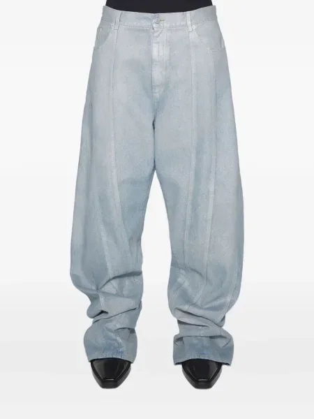 Kalhoty Mugler modré