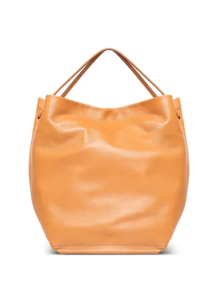 Top Biasia din piele maro