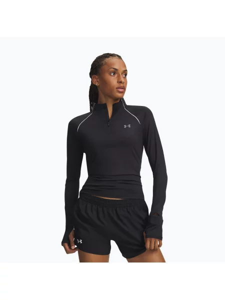 Bluză pentru femei de alergare Under Armour Velociti Half Zip ultimate black/reflective negru