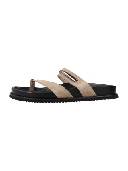 Tamaris Flip-flops taupe / argintiu gri