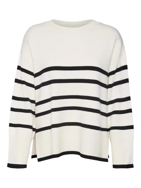 VERO MODA Pulover VMSaba bej negru