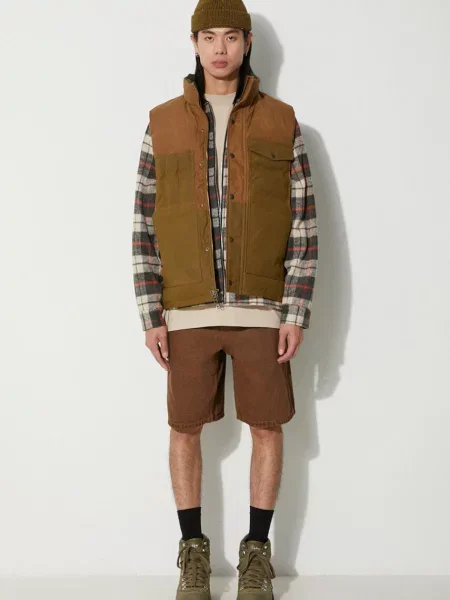 Дънков къс панталон Butter Goods Web Denim Shorts кафяво