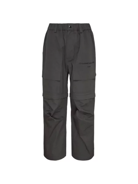 Pantaloni cargo Ordinary Couture Code cu imagine gri