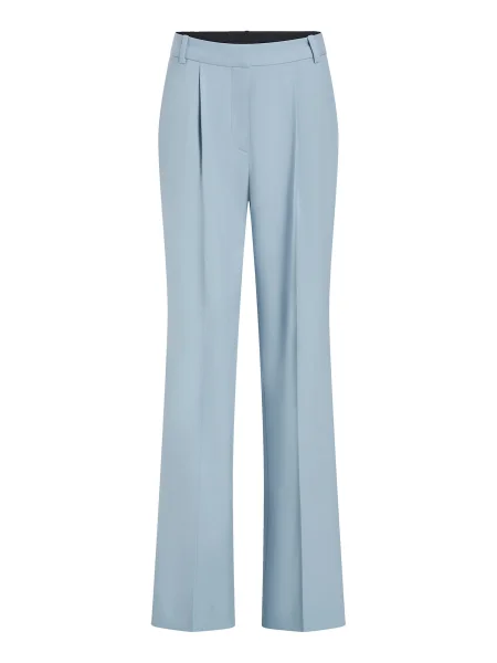 Calvin Klein Pantaloni palazzo celest Wide Leg albastru