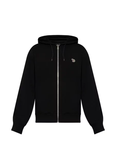 Hanorac cu glugă Ps Paul Smith cu model zebră negru