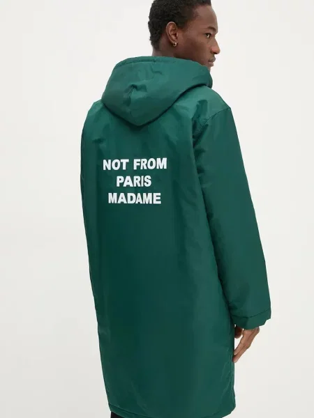 Parka Drole De Monsieur zielona