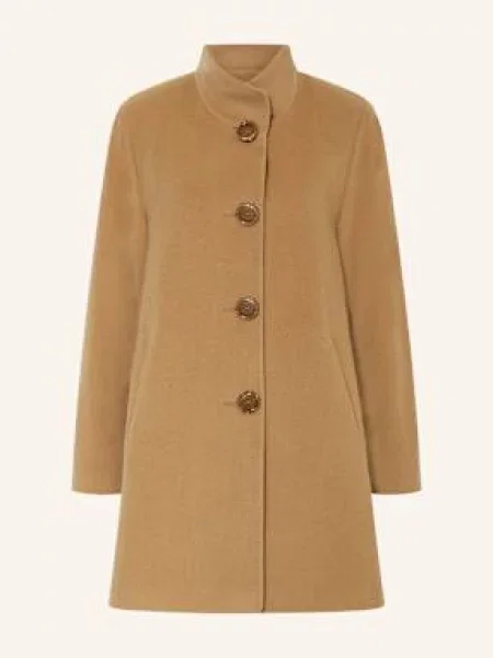 Icons Cinzia Rocca Vlněný Kabát velbloudí
