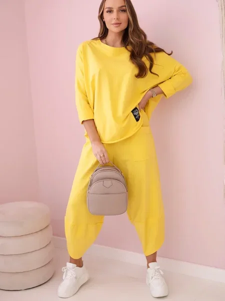 Pantaloni Kesi Włoski alb