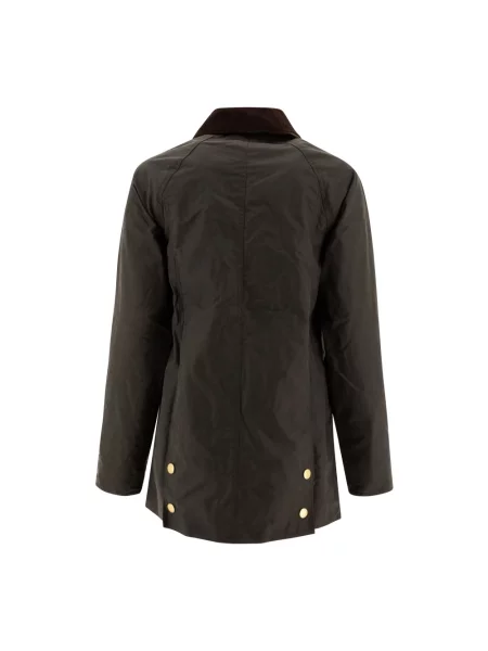 Woskowana parka Barbour zielona