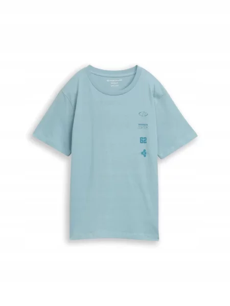 T-SHIRT KOSZULKA CHŁOPIĘCA TOM TAILOR niebieska
