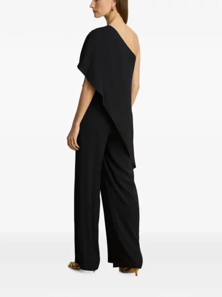 Ολόσωμη φόρμα Lauren Ralph Lauren με έναν ώμο μαύρο