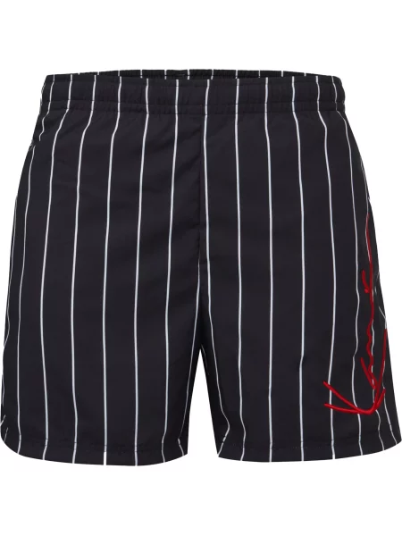 Karl Kani Șorturi de baie roșu / negru alb