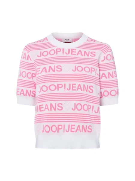 Joop Jeans koszula z dzianiny Karie Kobiety wyrazisty róż|wielokolorowy wzorzysty S