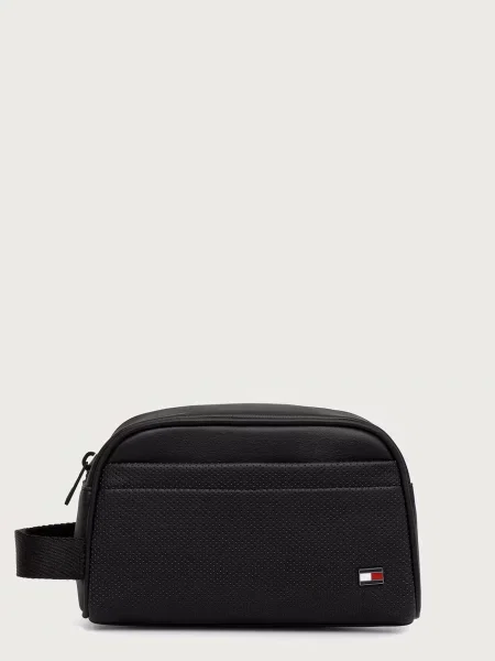 Tommy Hilfiger Kosmetická taštička z imitace kůže černá