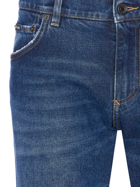 Blugi Dolce & Gabbana cu 5 buzunare albastru