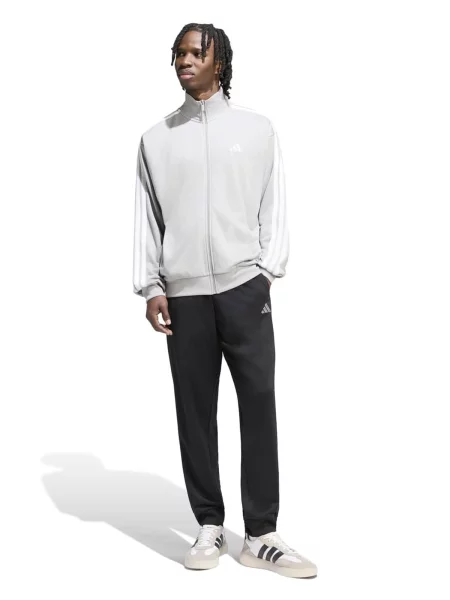 ADIDAS SPORTSWEAR Tréningový komplet sivá / čierna biela