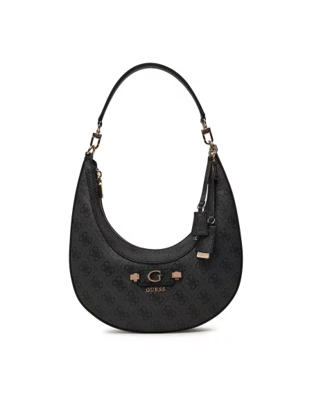 GUESS Geantă de umăr Lindsey gri negru