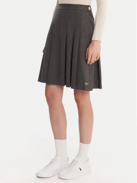 Lacoste Fustă plisată gri
