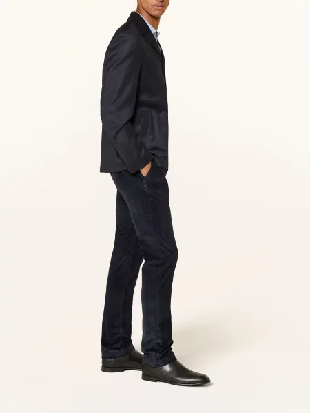 Jacob Cohen Kordové Kalhoty Bobby Slim Fit tmavě modrá