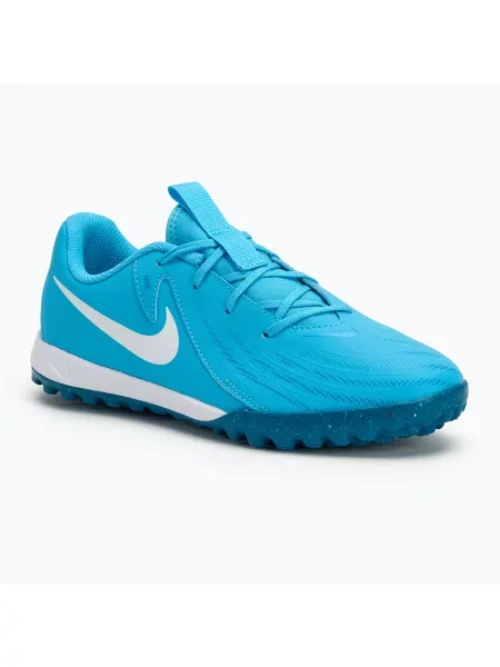 Încălțăminte de fotbal pentru copii Nike Phantom GX II Academy TF blue fury/white alb