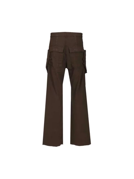Spodnie cargo Rick Owens brązowe