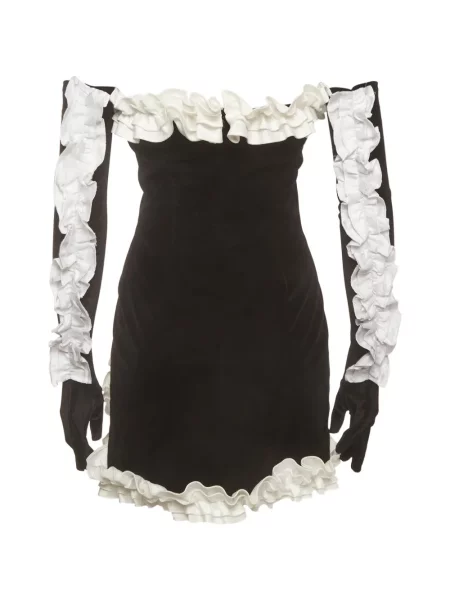 Rochie mini Miscreants fără bretele negru