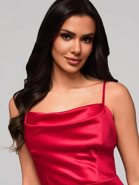 Rochie de seară Edoti de costum negru