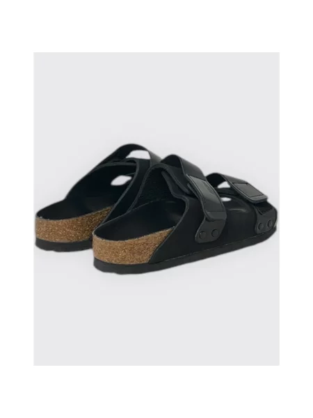 Saboți Birkenstock din piele negru