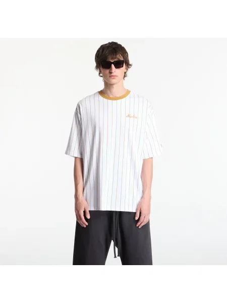 Tričko New Era Pinstripe OS Tee UNISEX Optic White/ DOC XL bílé