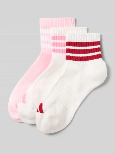 Skarpety z Mieszanka bawełny w Zestaw 3 szt. Adidas Sportswear białe