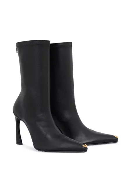 Botine Marine Serre din piele negru