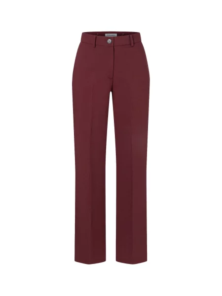 MORE & MORE Pantaloni cu dungă zmeură roz